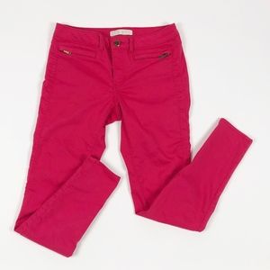 Zara Basic Denim Skinny Jeans Mid Rise Pants, Size 6